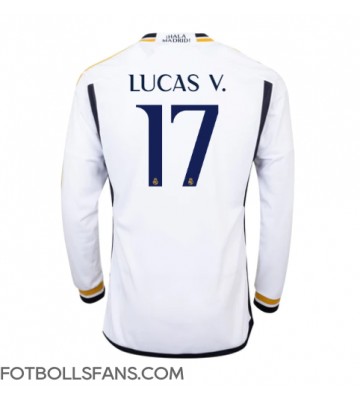 Real Madrid Lucas Vazquez #17 Replika Hemmatröja 2023-24 Långärmad
